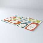 Mid Century Modern Shapes 1950s colors  Rug Gallery Image 3