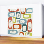 Mid Century Modern Shapes 1950s colors  Wall Mural Gallery Image 2