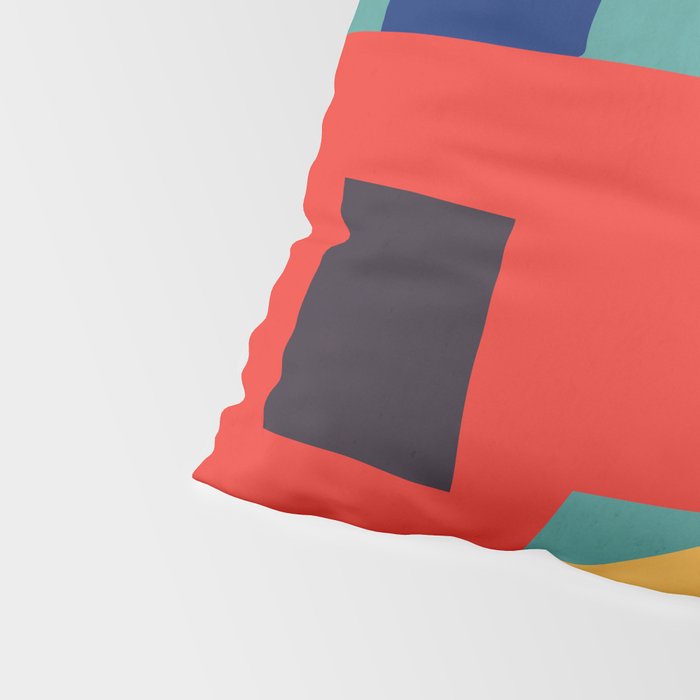 Abstract Shapes Modern Art 6 Pillow Sham Gallery Image 4