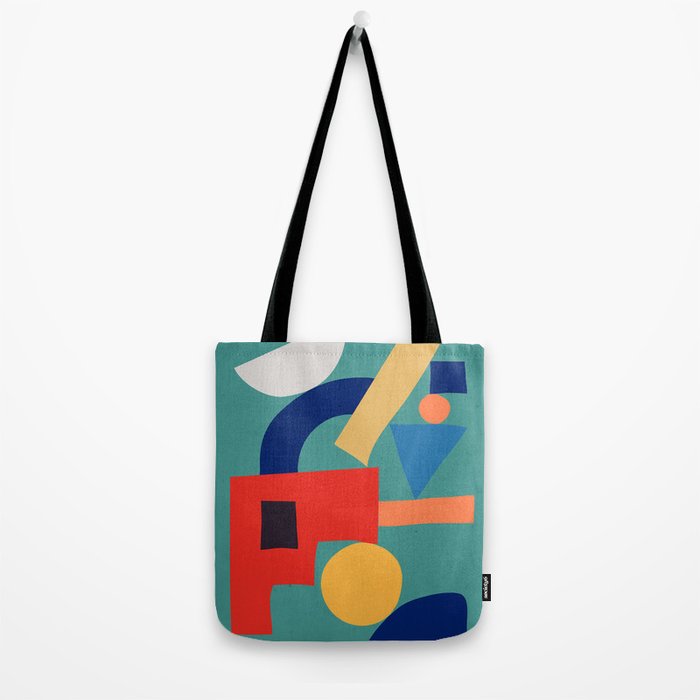 Abstract Shapes Modern Art 6 Tote Bag Gallery Image 2