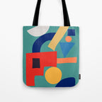 Abstract Shapes Modern Art 6 Tote Bag Gallery Image 1
