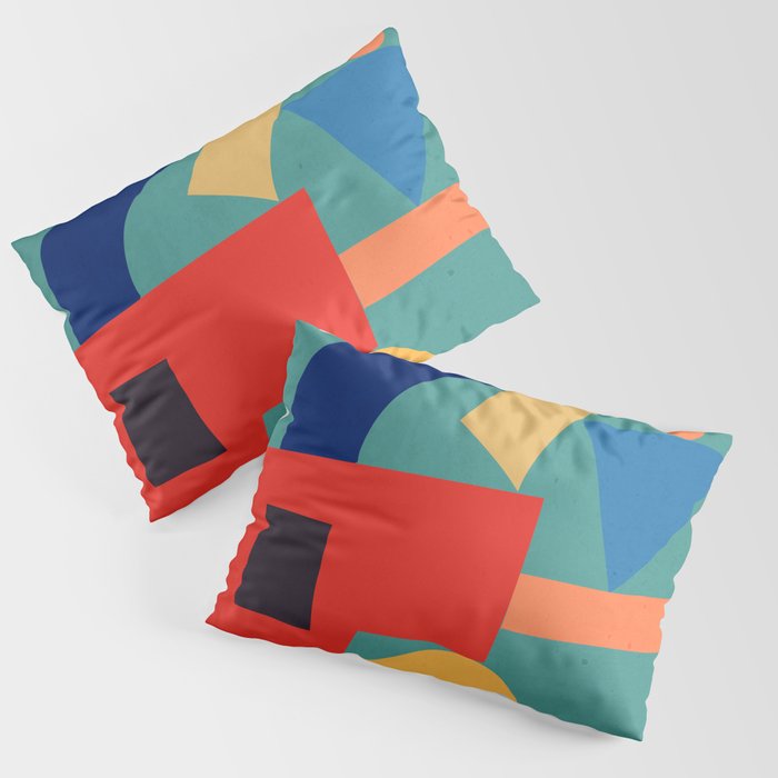 Abstract Shapes Modern Art 6 Pillow Sham Gallery Image 3