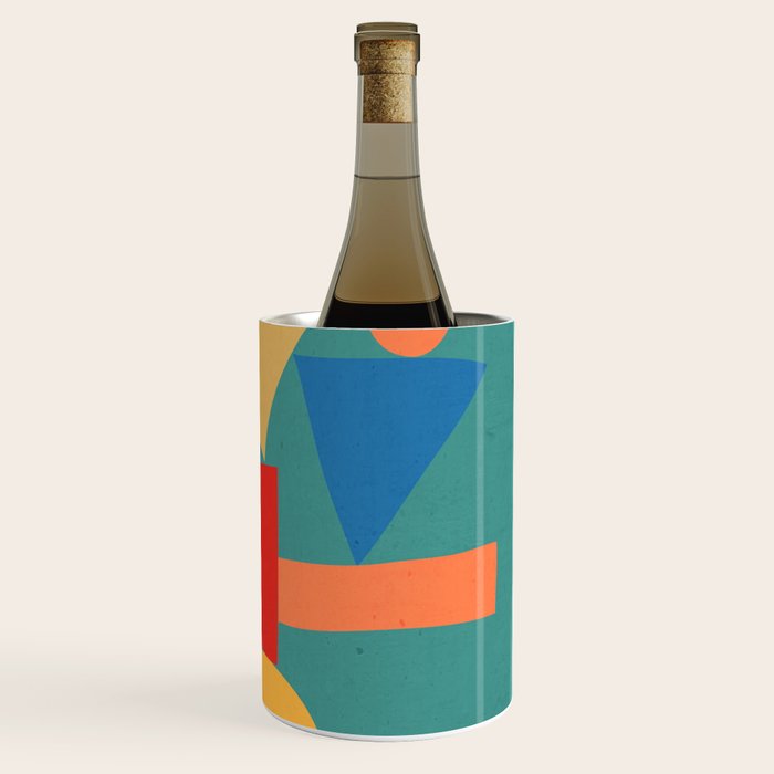 Abstract Shapes Modern Art 6 Wine Chiller Gallery Image 3