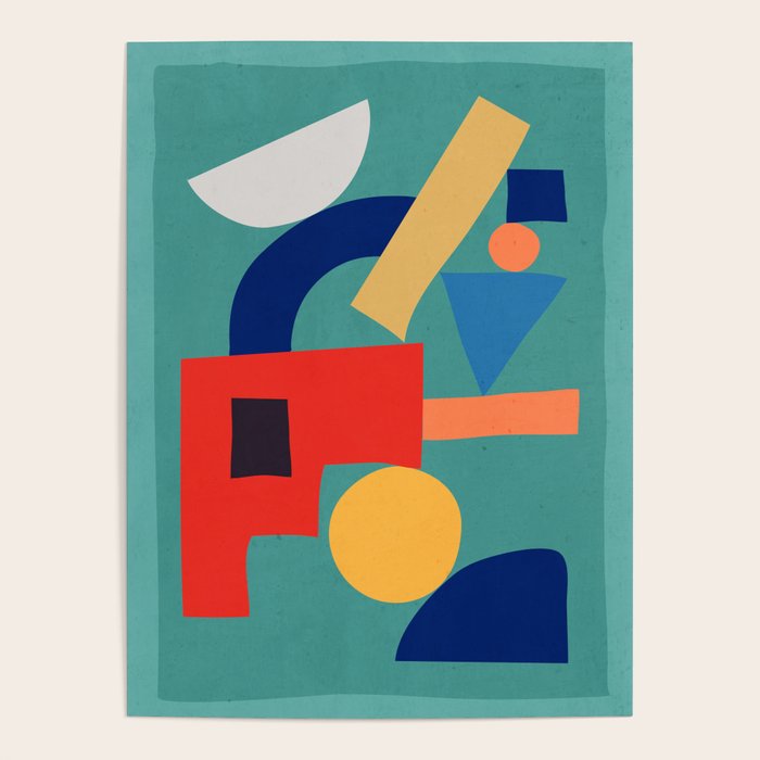 Abstract Shapes Modern Art 6 Poster Gallery Image 4