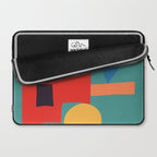 Abstract Shapes Modern Art 6 Laptop Sleeve Gallery Image 2