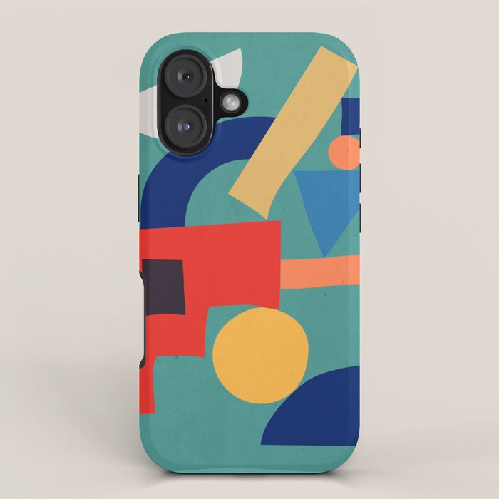 Abstract Shapes Modern Art 6 iPhone Case Gallery Image 1