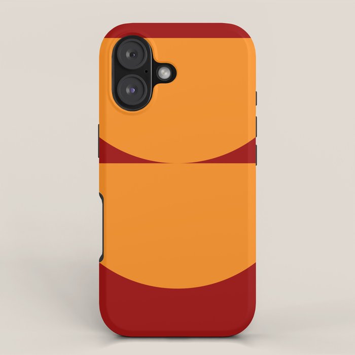 Burnt Umber - Abstract Autumn Sunset iPhone Case