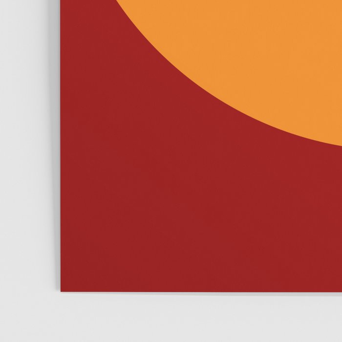 Burnt Umber - Abstract Autumn Sunset Poster Gallery Image 3
