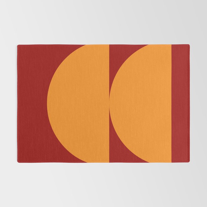 Burnt Umber - Abstract Autumn Sunset Rug Gallery Image 2
