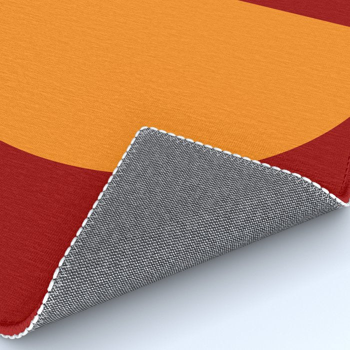 Burnt Umber - Abstract Autumn Sunset Rug Gallery Image 4