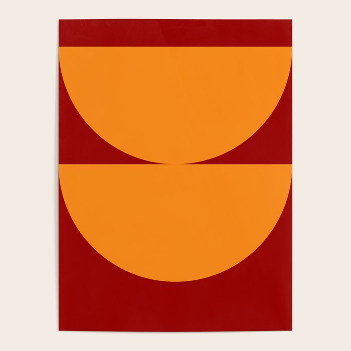Burnt Umber - Abstract Autumn Sunset Poster Gallery Image 4