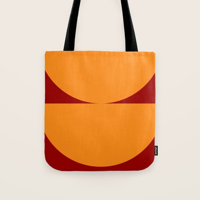 Burnt Umber - Abstract Autumn Sunset Tote Bag Gallery Image 1