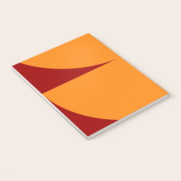 Burnt Umber - Abstract Autumn Sunset Notebook Gallery Image 3