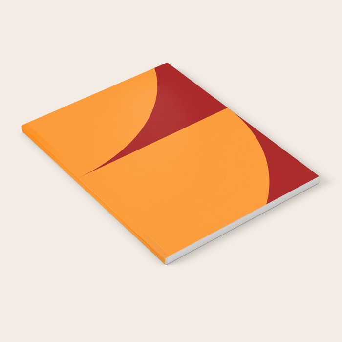 Burnt Umber - Abstract Autumn Sunset Notebook Gallery Image 2