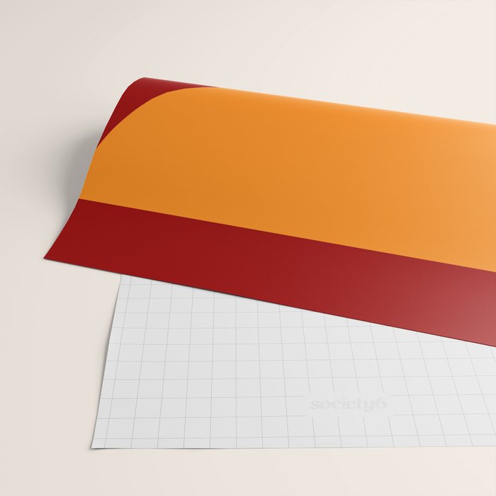 Burnt Umber - Abstract Autumn Sunset Wrapping Paper Gallery Image 2