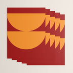 Burnt Umber - Abstract Autumn Sunset Wrapping Paper Gallery Image 3
