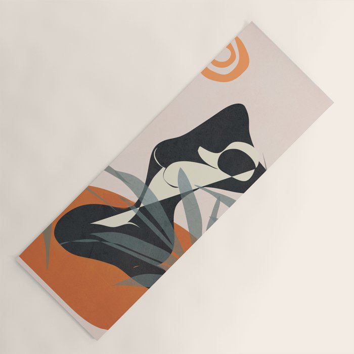 Abstract Female Figure 21 Yoga Mat Gallery Image 1