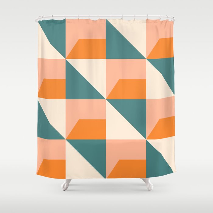 Retro 11D Shower Curtain Gallery Image 1