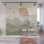 Sunset Migration Wall Mural Gallery Image 1