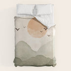 Sunset Migration Duvet Cover Gallery Image 6