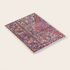 Kashan Central Persian Silk Rug Print Notebook Gallery Image 3