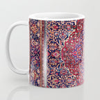 Kashan Central Persian Silk Rug Print Coffee Mug Gallery Image 3