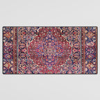 Kashan Central Persian Silk Rug Print Desk Mat Gallery Image 3