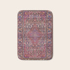 Kashan Central Persian Silk Rug Print Bath Mat Gallery Image 1
