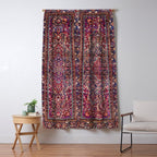 Kashan Central Persian Silk Rug Print Window Curtain Gallery Image 5