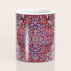 Kashan Central Persian Silk Rug Print Coffee Mug Gallery Image 4