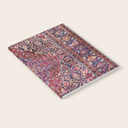 Kashan Central Persian Silk Rug Print Notebook Gallery Image 2