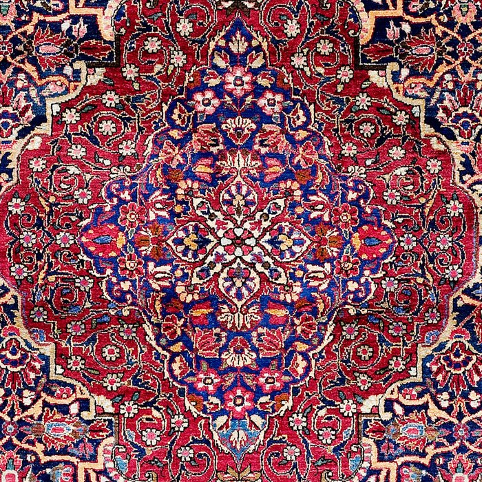 Kashan Central Persian Silk Rug Print Coffee Mug Gallery Image 2