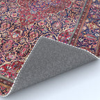 Kashan Central Persian Silk Rug Print Rug Gallery Image 4