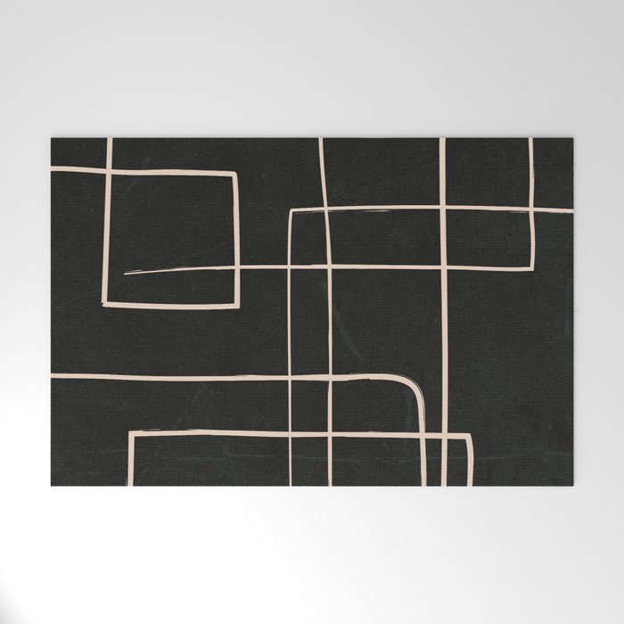 Abstract Minimal Art 30 Welcome Mat Gallery Image 1
