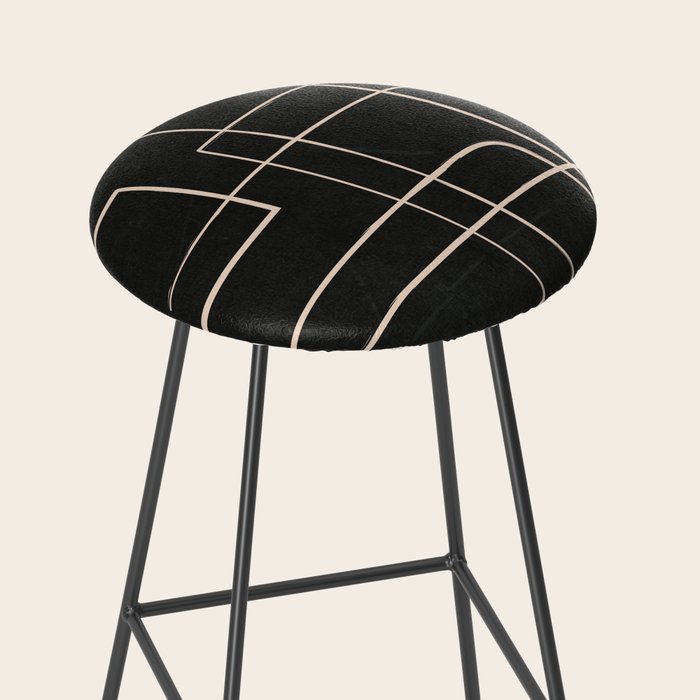 Abstract Minimal Art 30 Stool Gallery Image 2