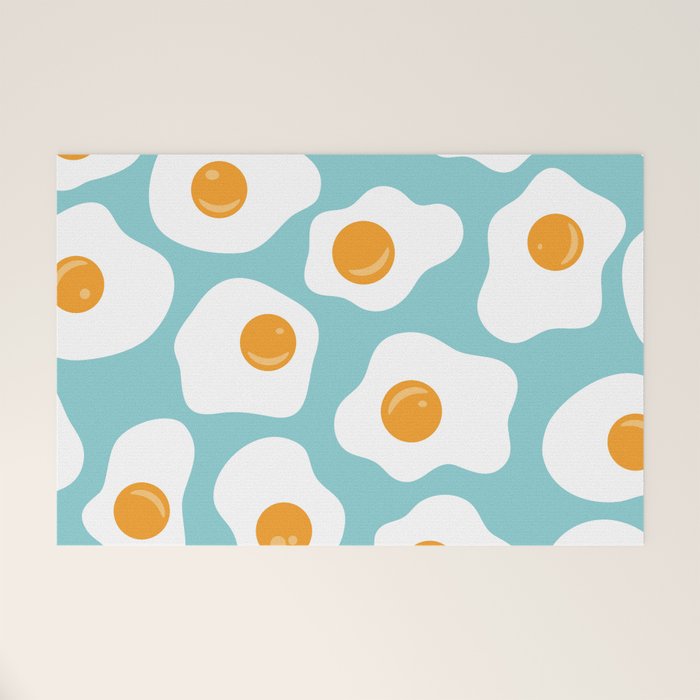 Fried Eggs Welcome Mat Gallery Image 1