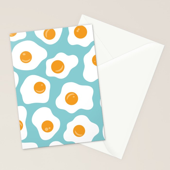 Fried Eggs Stationery Card Gallery Image 2