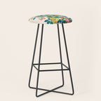 Floral Dragon Stool Gallery Image 1