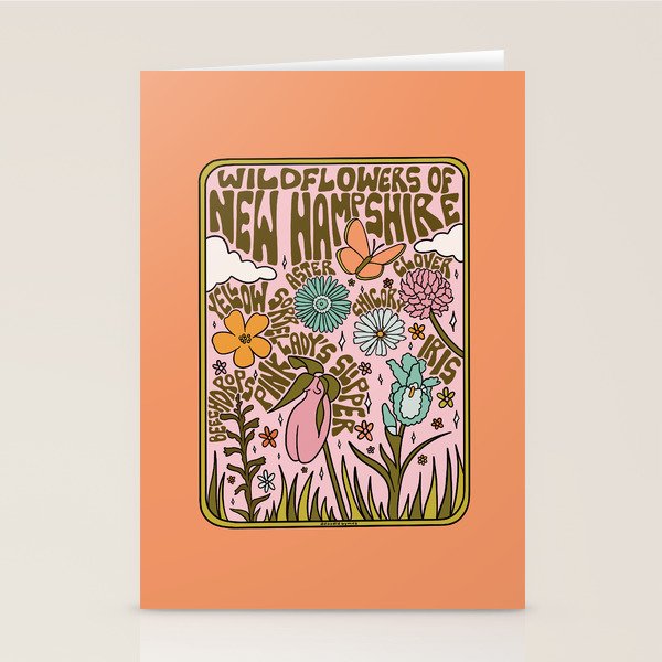 New Hampshire Wildflowers Stationery Card Gallery Image 2