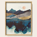 Blue Mountain Reflection Serving Tray Gallery Image 1