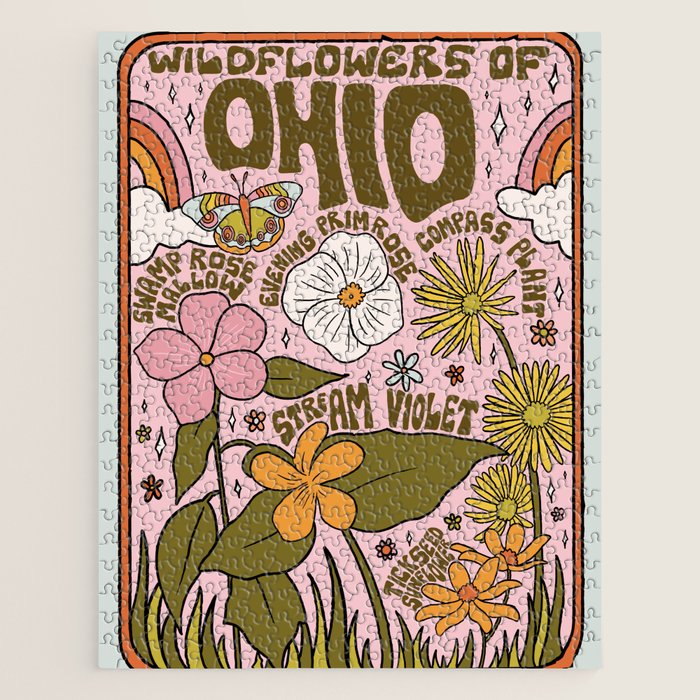 Ohio Wildflowers Jigsaw Puzzle Gallery Image 1