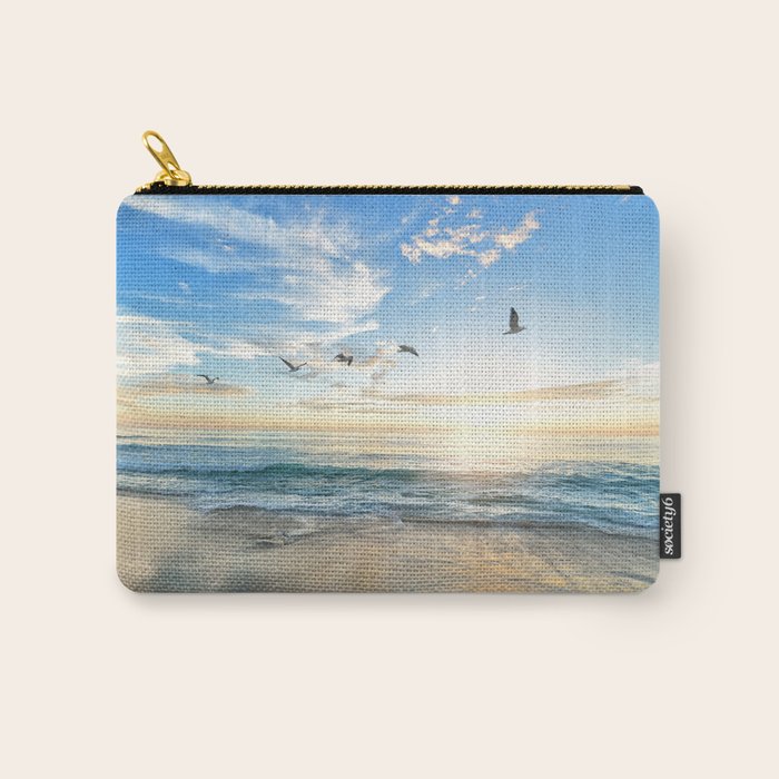 Beach Scene 34 Carry All Pouch Gallery Image 1
