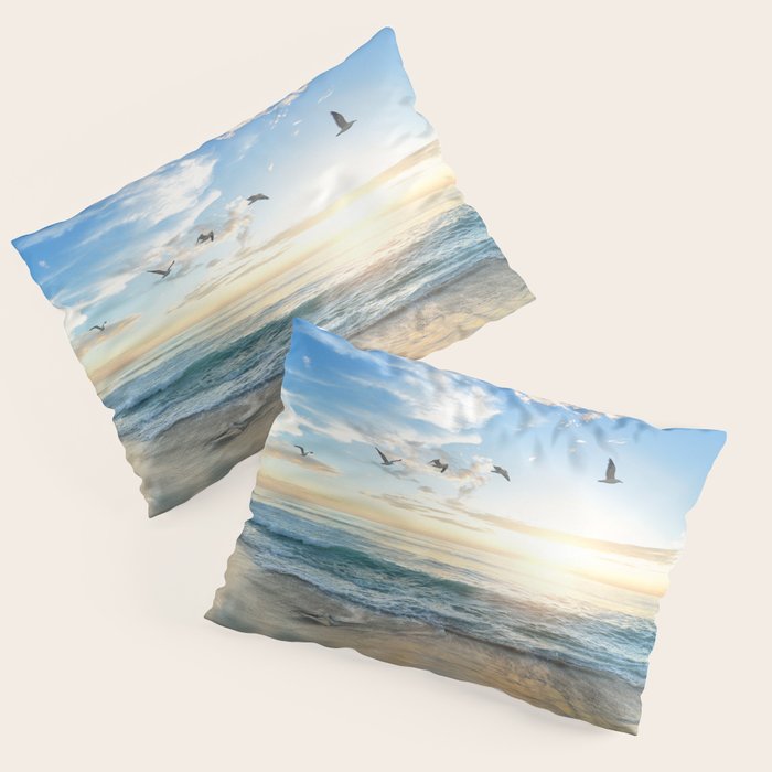 Beach Scene 34 Pillow Sham Gallery Image 3