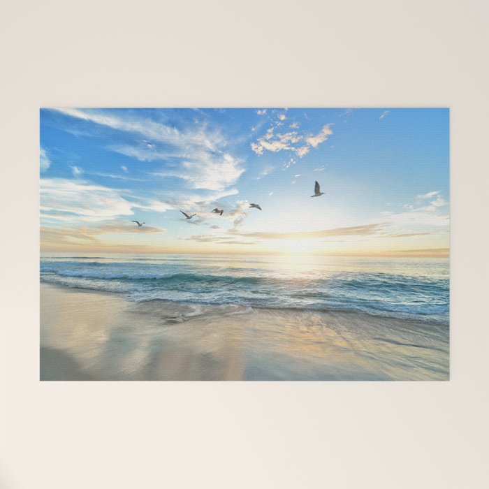 Beach Scene 34 Welcome Mat Gallery Image 1