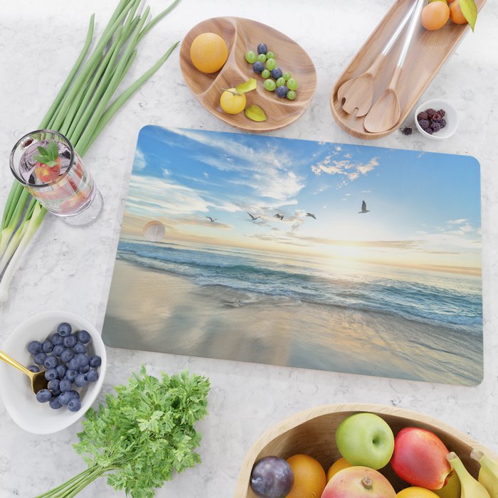 Beach Scene 34 Cutting Board Gallery Image 2