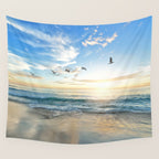 Beach Scene 34 Wall Tapestry Gallery Image 4