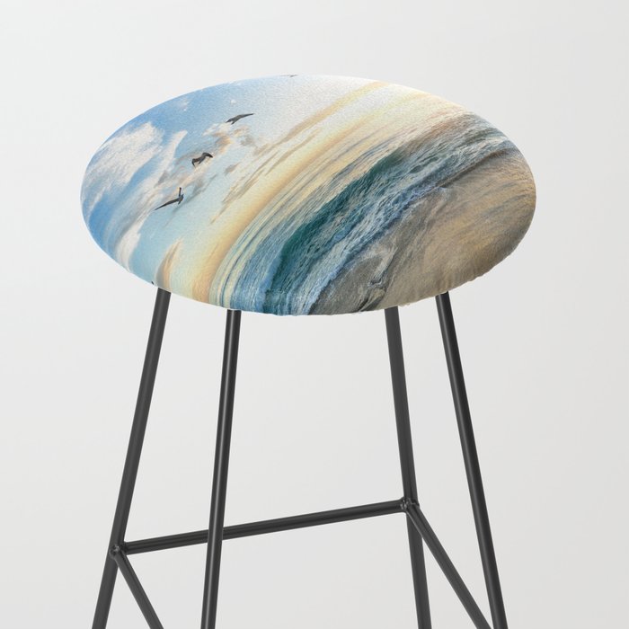 Beach Scene 34 Stool Gallery Image 2