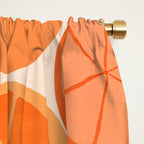 Sunny Oranges Tropical Fruit Illustration Window Curtain Gallery Image 2