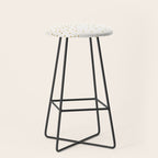 Falling Stars Metallic Gold Dot Pattern Stool Gallery Image 1