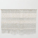 Falling Stars Metallic Gold Dot Pattern Wall Hanging Gallery Image 1
